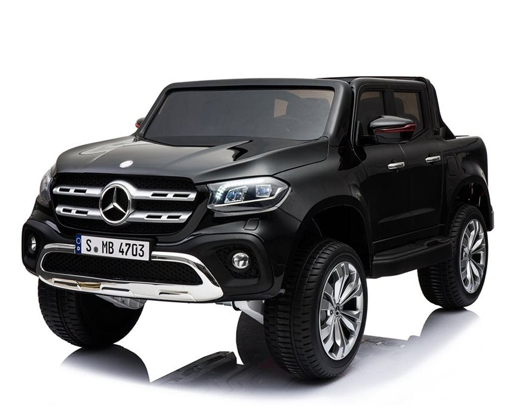 Mercedes X-Class Sort 4WD – 4x12V Elbil til Børn