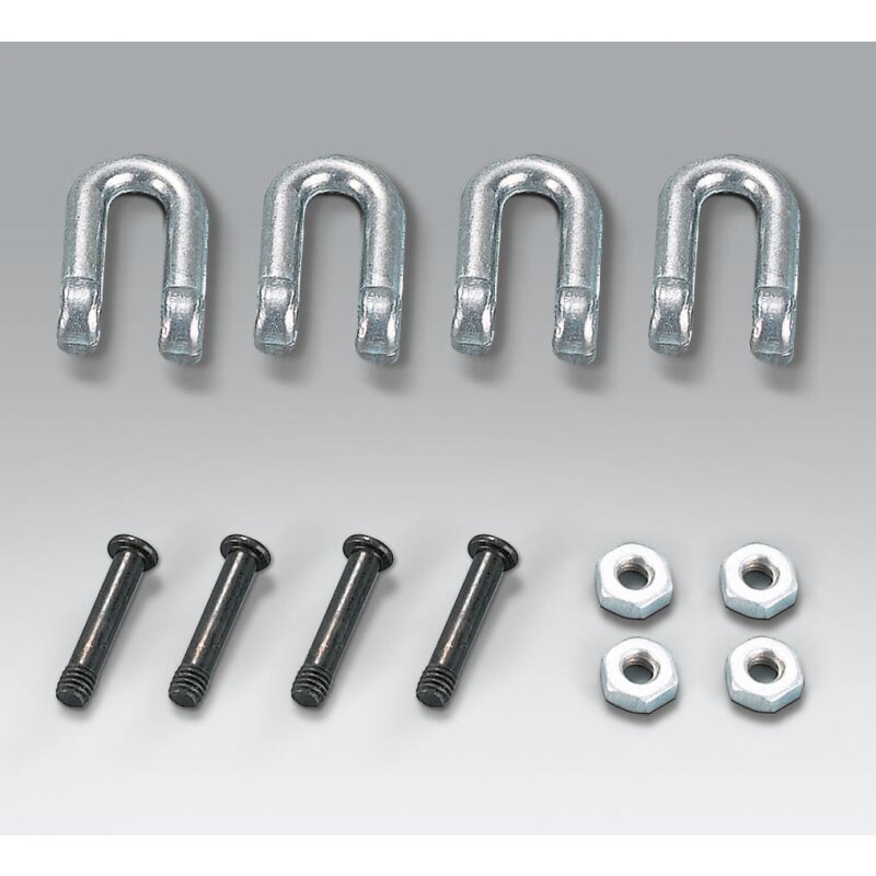 Metal tow hooks for Tiger 1 tank scale 1/16