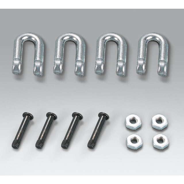 Metal tow hooks for Tiger 1 tank scale 1/16