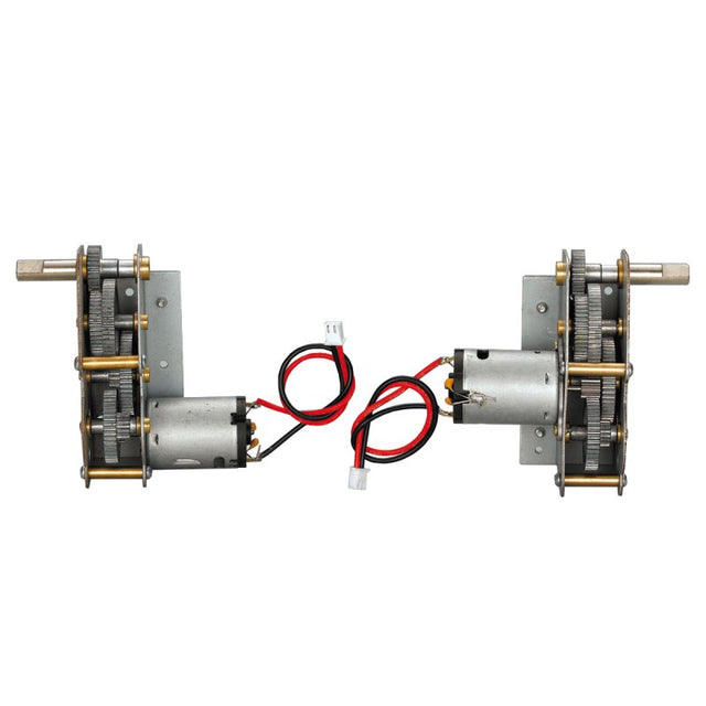 Metal gear set with motors for Panzer III.
