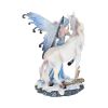 Comfort 21.5cm Ice Fairy and White Unicorn Figurine