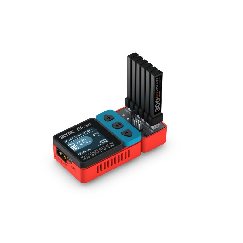OSH 6-Port 1S Lithium Battery Charging Hub with BT2.0 Connector