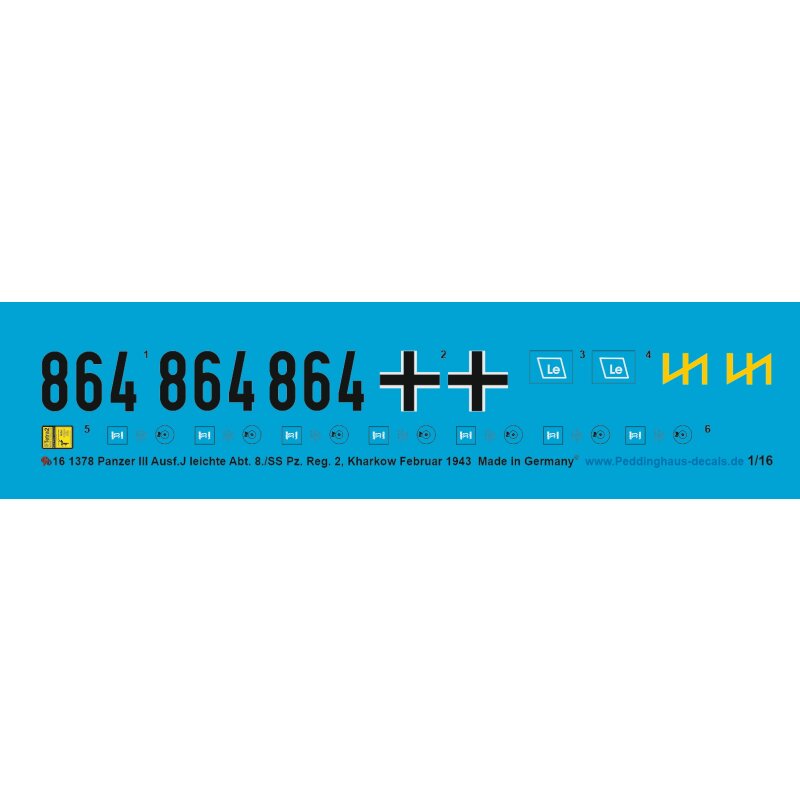 Panzer III Ausf. J leichte Abt. 8.SS Pz Rgt. Kharkow Februar 1943