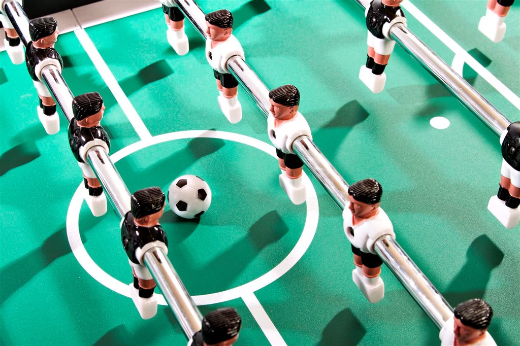 Stanlord Pompeji Bordfodbold med teleskopstænger