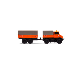 1:87 M-B Unimog U406 w. trailer 100% RTR