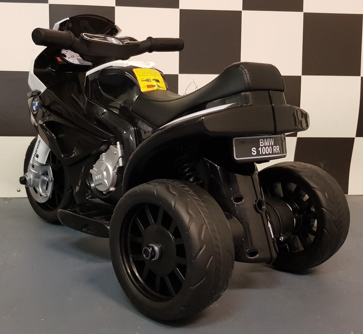 Electric mini BMW S1000RR children's motorcycle / children's trike 6 volts black