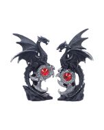 Midnight Treasures Mini Dragon Figurine Set of 4