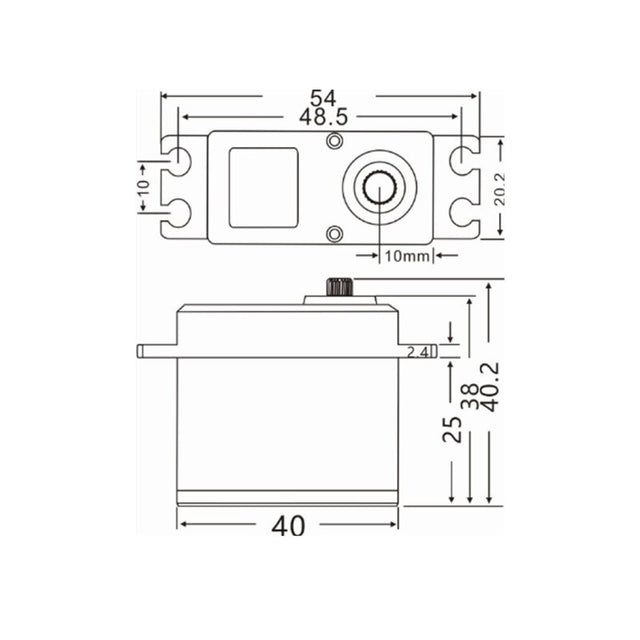 SdKfz 234/2 Puma steering servo waterproof