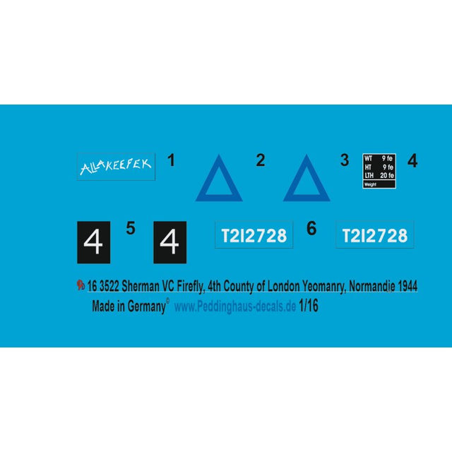 Sherman VC Firefly, 4th County of London Yeomanry, Normandie 1944