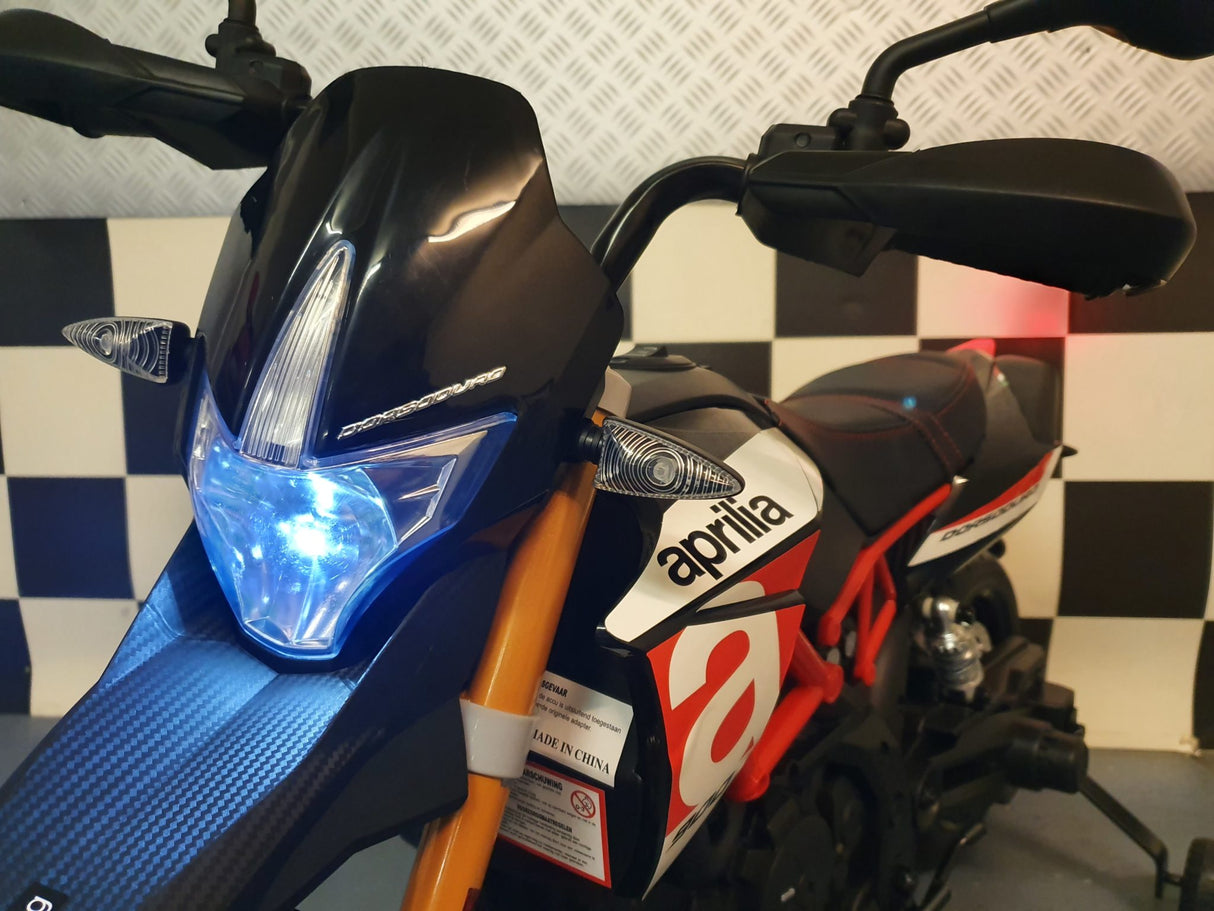 Aprilia Dorsoduro electric children's motorcycle