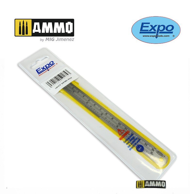 6 Inch Stainless Steel Engraved Rule