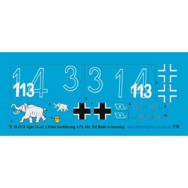 Tiger I Ausf E frühe Version s. Pz. Abt 502