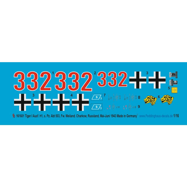 Tiger I Ausf H1 Charkow 1943 Fw. Weiland s Pz Abt 503