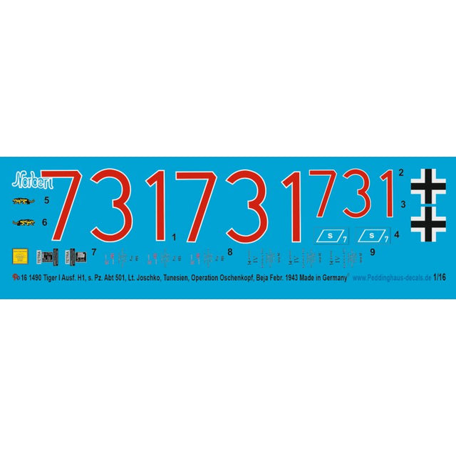 Tiger I schwere Panzer Abt. 501 Tunesien 1943