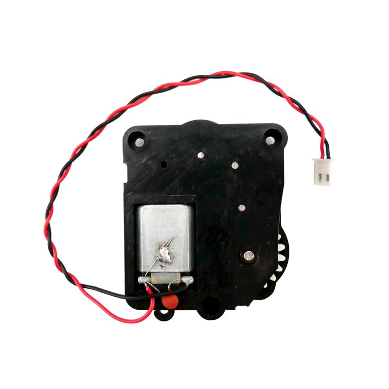 Turret rotation unit with motor