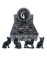 Purple Mystic Kitty 26cm Ouija Cat Figurine