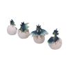 Set of Four Hatchlings Emergence Dragonling Hatching from Egg Figurine