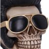 Uh Huh The King Elvis Skull Figurine