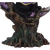 Grimalkin Witches Familiar Black Cat and Crescent Moon Figurine