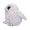 Feathers Cute Round Snowy Owl Figurine