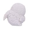 Feathers Cute Round Snowy Owl Figurine
