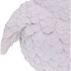 Feathers Cute Round Snowy Owl Figurine
