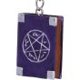 Pack of 12 Witches Grimoire Book of Spells Keyrings