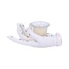 Palmist's Prediction White Chiromancy Hand Candle Holder