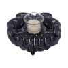 Palmist's Guide Black Chiromancy Hands Candle Holder