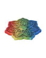 Set Of Four Triquetral Scent Incense Burners 12.5cm