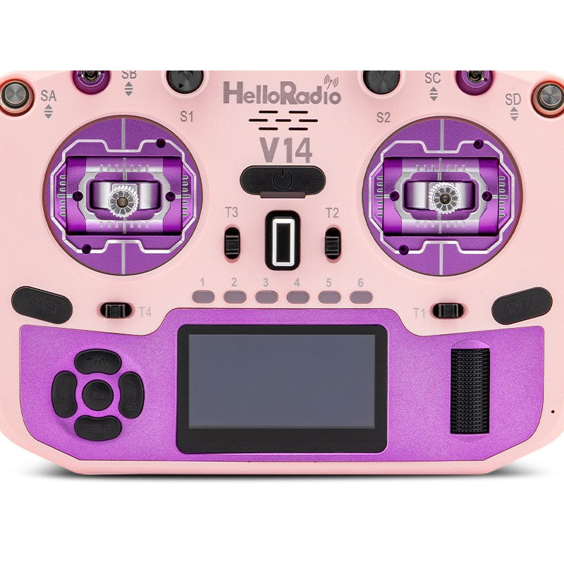V14 MAX OLED 2,4GHz 4in1 LBT Radio (Multimode - M2) - Purple/Pink