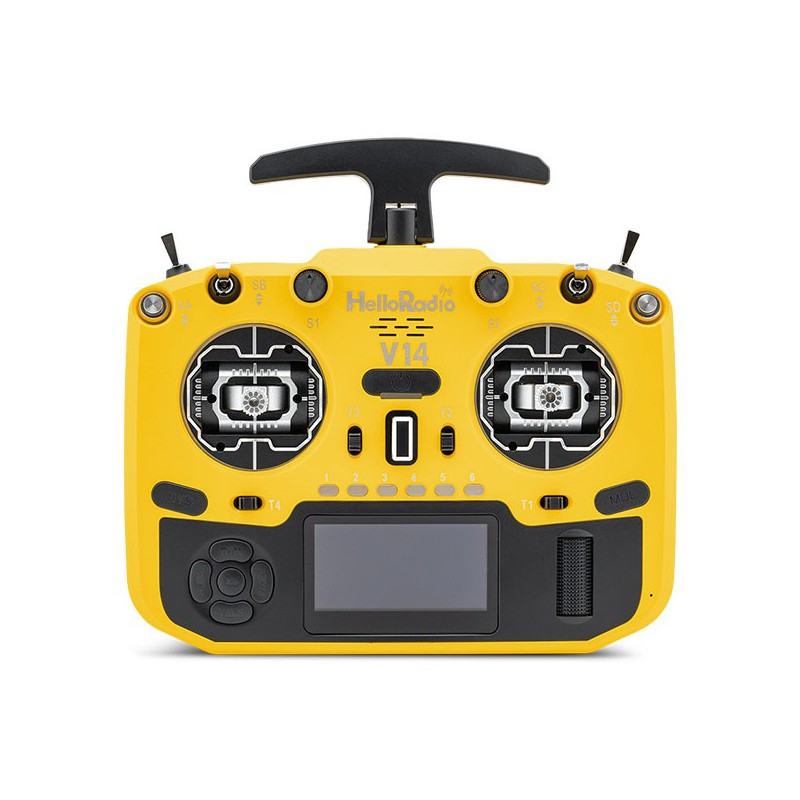 V14 MAX R9 OLED 2,4GHz 4in1 LBT Radio (Multimode - M2) - Black/Jaune