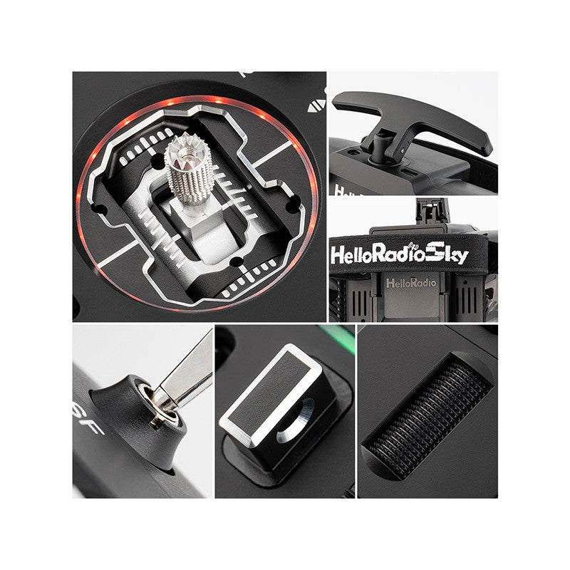 V14 MAX R9 OLED 2,4GHz ELRS LBT Radio (Multimode - M2) - Black/Black