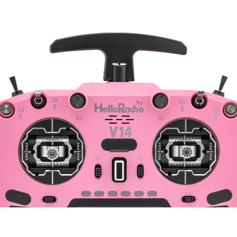 V14 MAX R9 OLED 2,4GHz ELRS LBT Radio (Multimode - M2) - Black/Pink