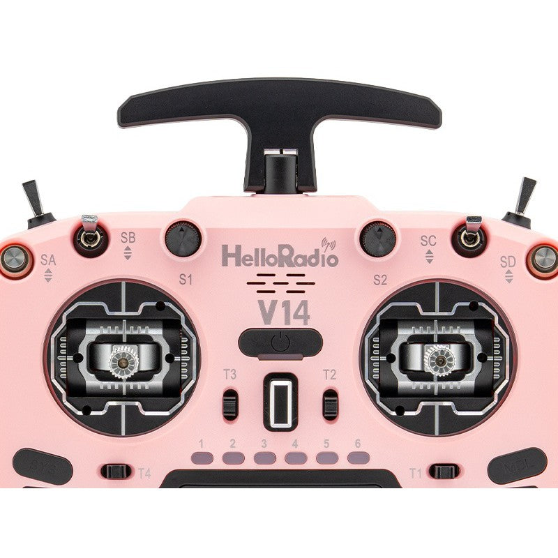 V14 MAX R9 OLED 2,4GHz ELRS LBT Radio (Multimode - M2) - Black/Pink