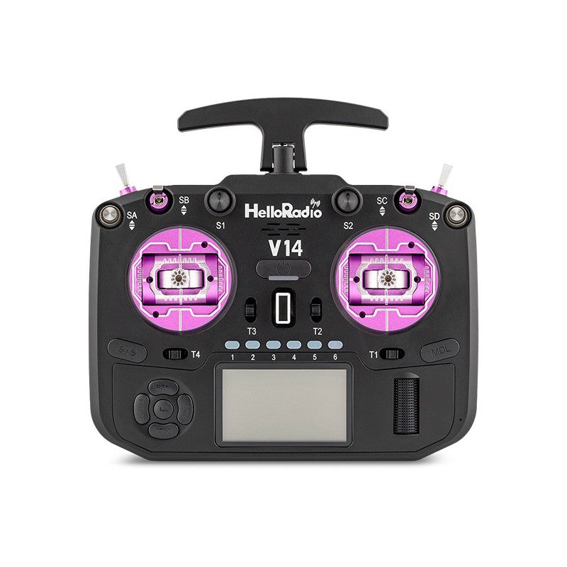 V14 MAX R9 OLED 2,4GHz ELRS LBT Radio (Multimode - M2) - Black/Purple