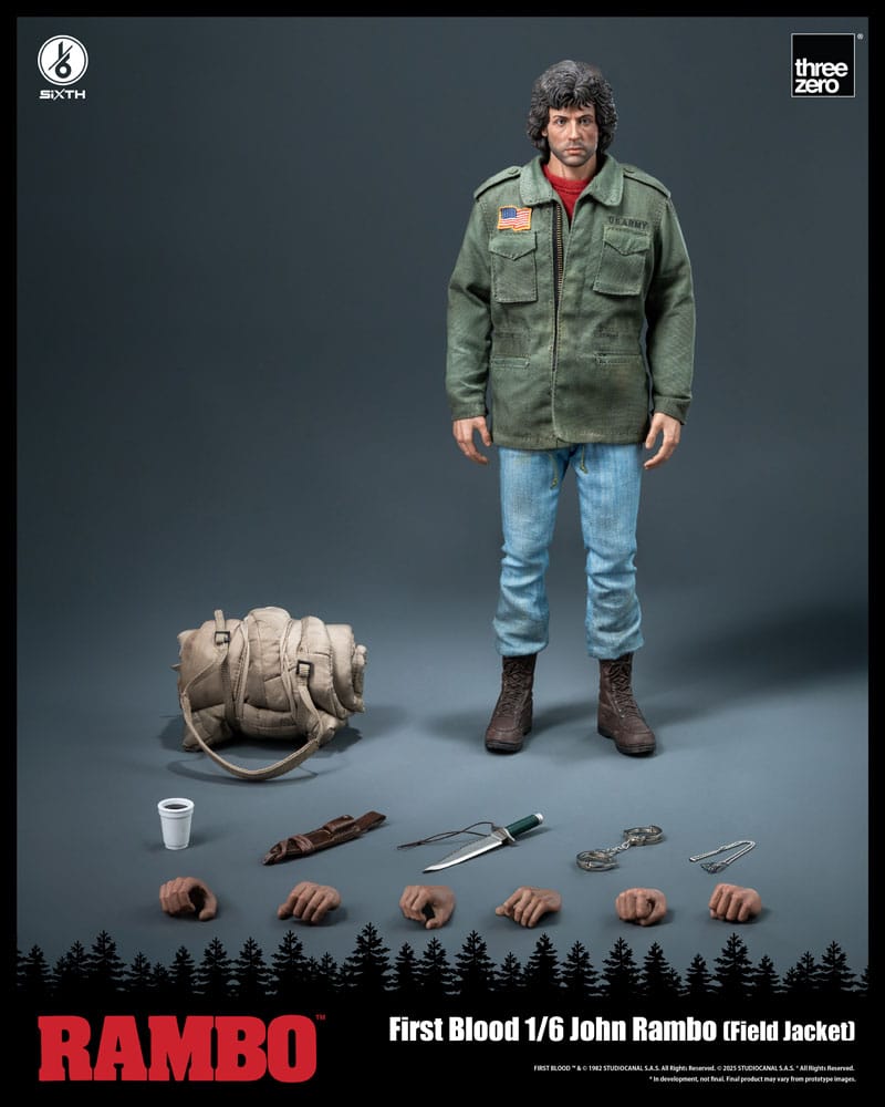 Rambo: First Blood Action Figure 1/6 John Rambo (Field Jacket) 31 cm