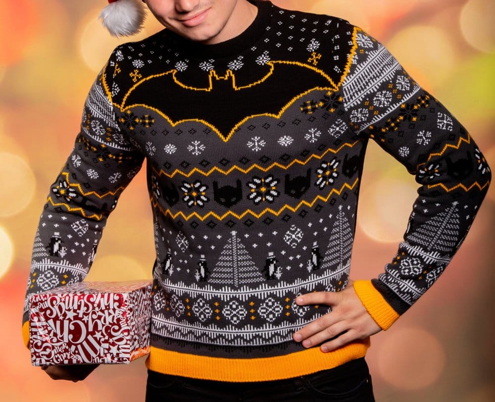 Batman Christmas Sweater Penguin