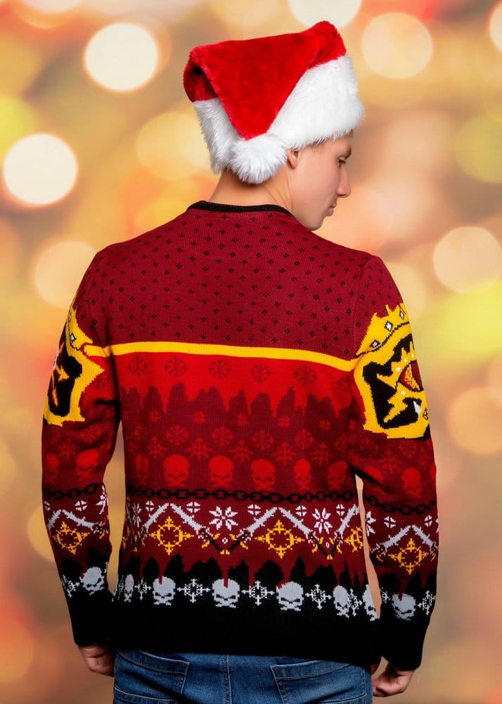 Warhammer 40,000 Christmas Sweater Chaos Size M