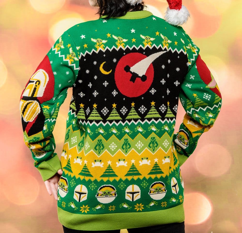 Star Wars Christmas Sweater Baby Yoda Size L