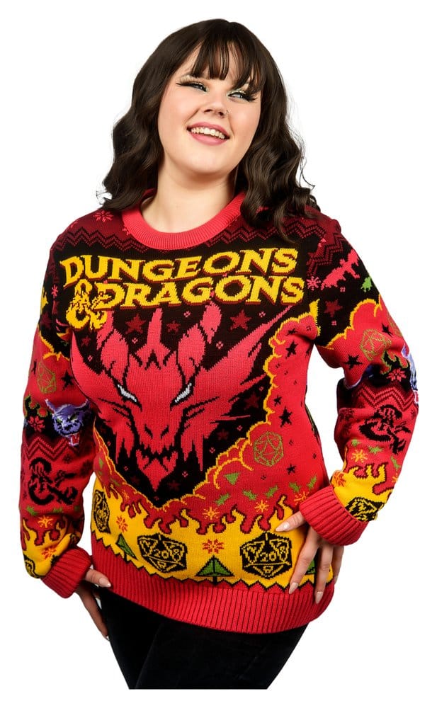 Dungeons & Dragons Christmas Sweater Size L