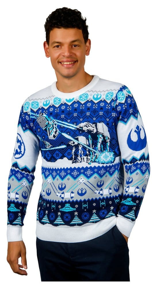 Star Wars Christmas Sweater AT-AT Assault Size