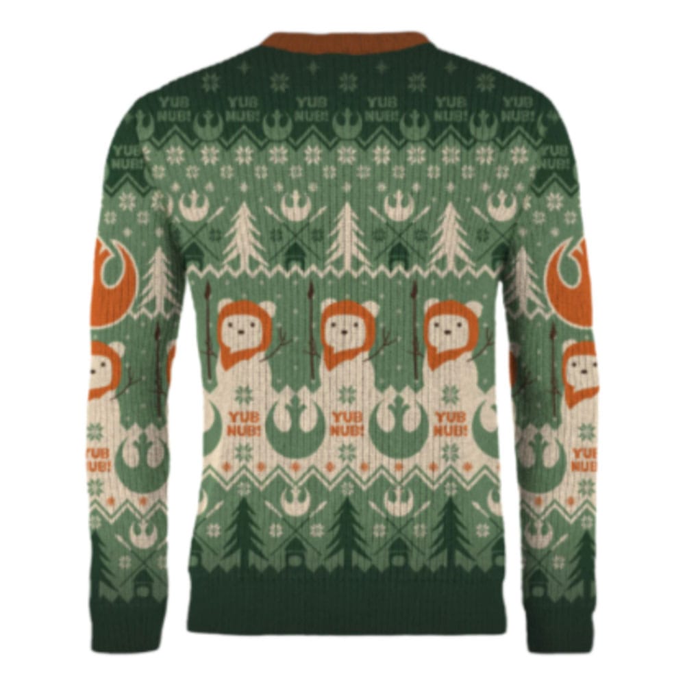 Star Wars Christmas Sweater Ewok'n around the Christmas Tree Size L