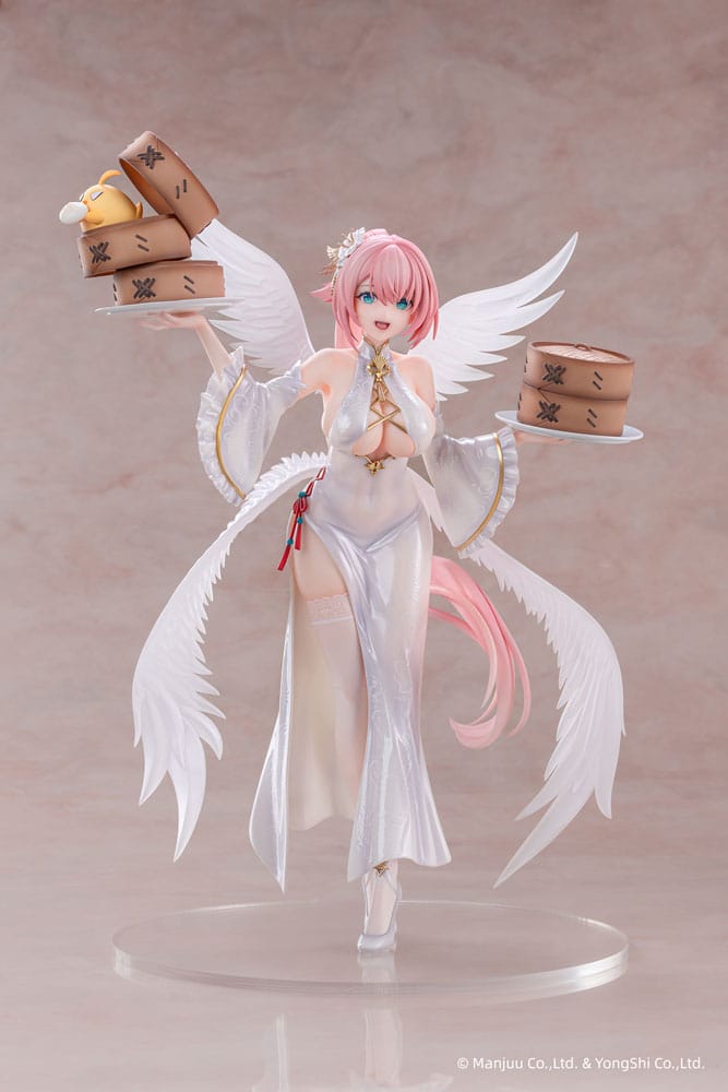 Azur Lane PVC Statue 1/6 Theseus: New Year's White Plumage Ver. 27 cm
