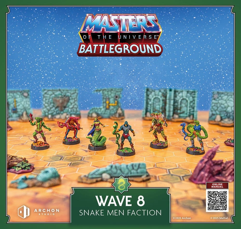 Masters of the Universe: Battleground Miniatures Game Wave 8: Snake Men Faction *German Version*
