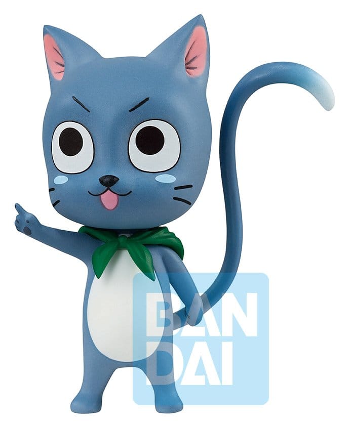 Fairy Tail 20th Anniversary Ichibansho Masterlise PVC Figure Happy 7 cm