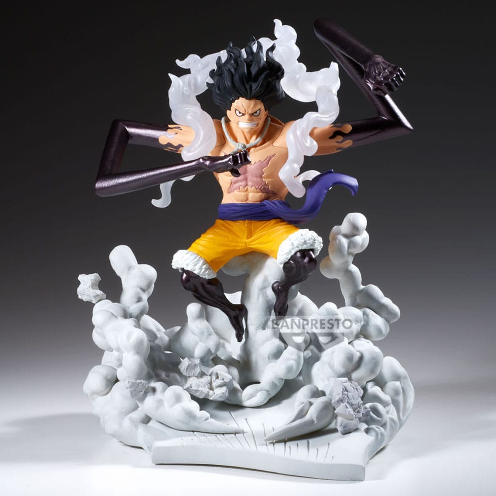 One Piece Senkozekkei PVC Statue Monkey D. Luffy Gear 4 15 cm