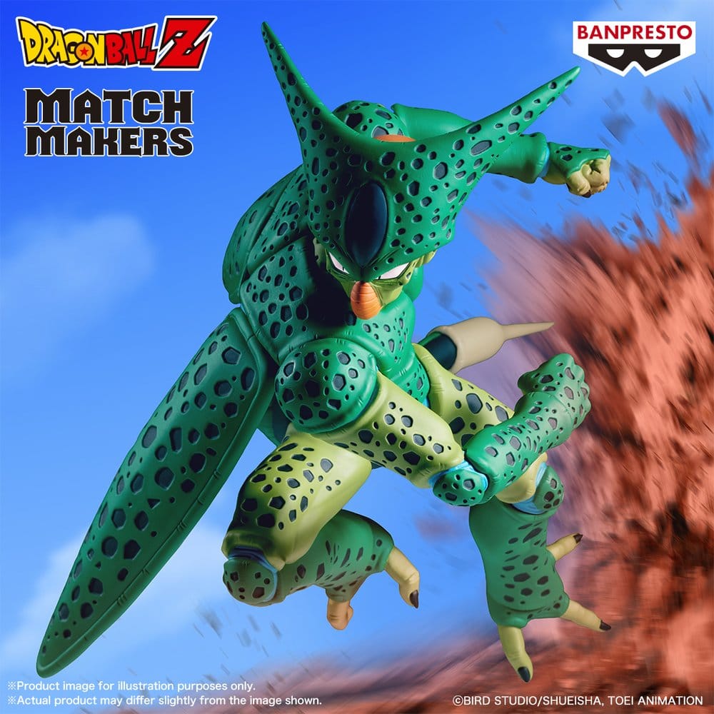 Dragon Ball Z Match Makers PVC Figure Cell (vs Android 16) 16 cm