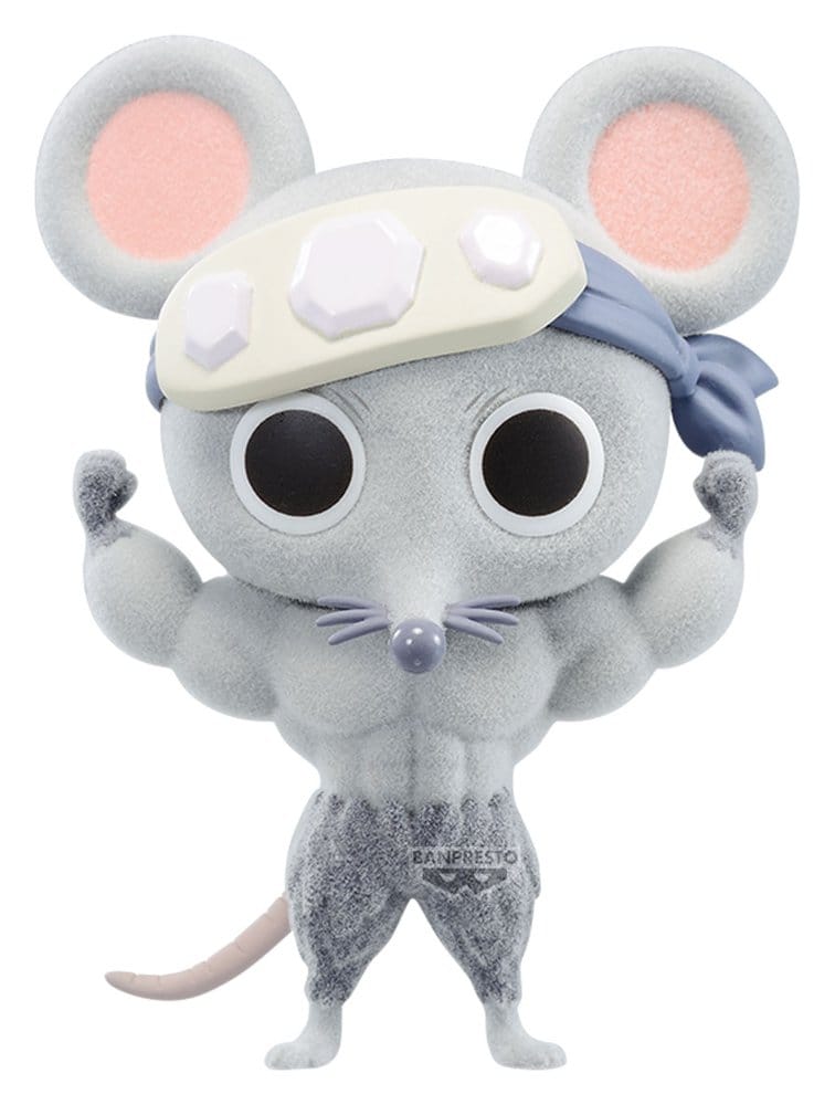 Demon Slayer: Kimetsu no Yaiba Fluffy Puffy PVC Figure Muscular Mice (Ver. A) 7 cm