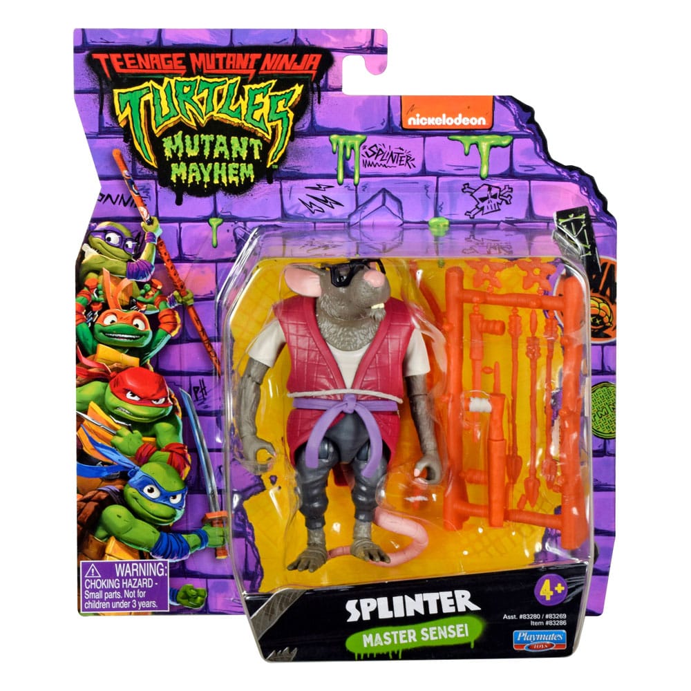 Teenage Mutant Ninja Turtles: Mutant Mayhem Action Figure Splinter 10 cm
